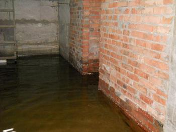 Грунтовая вода в подвале коттеджа